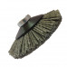 Щетка коническая Д100*10*M14, ворс полимер-абразив P46